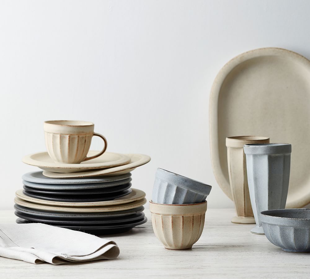 Mendocino Handcrafted Stoneware Ice Cream Float Cups Set of 4