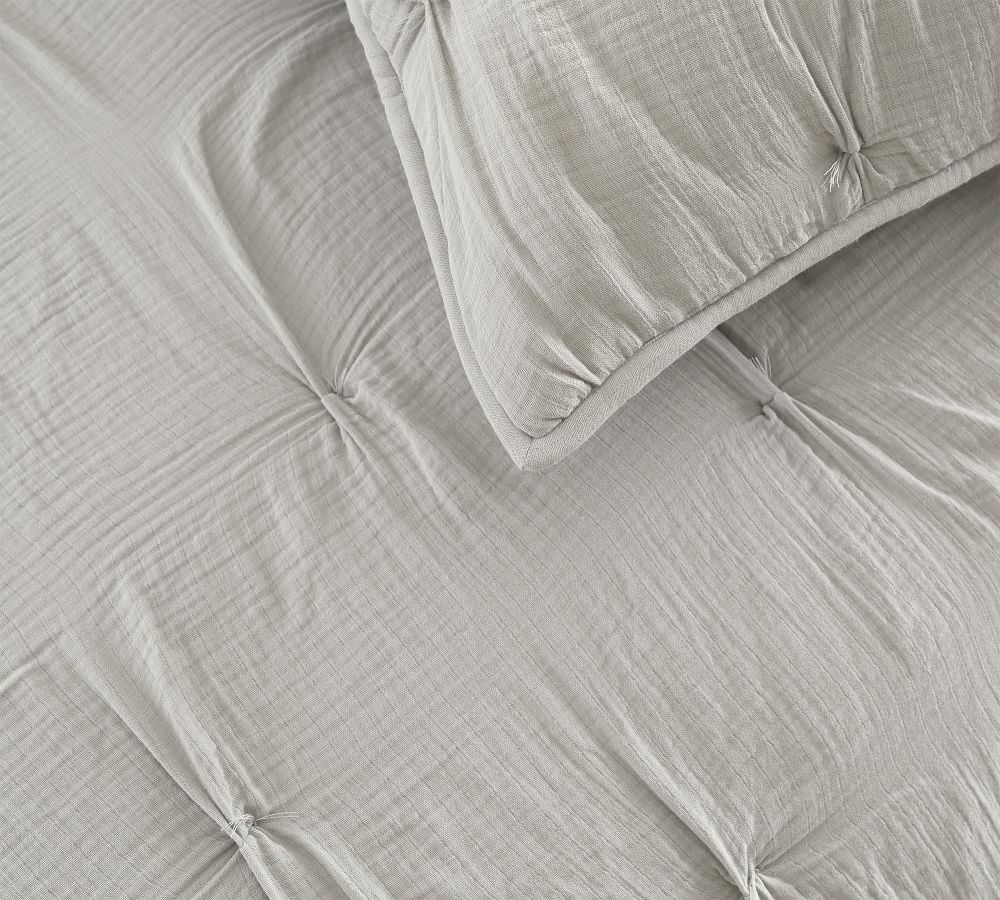 Soft Cotton Handcrafted Quilt Pottery Barn