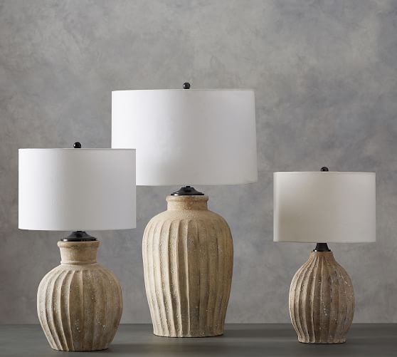 Anders Table Lamp Pottery Barn Anders Table Lamp Pottery Barn, How Tall Should A Side Table Lamp Be