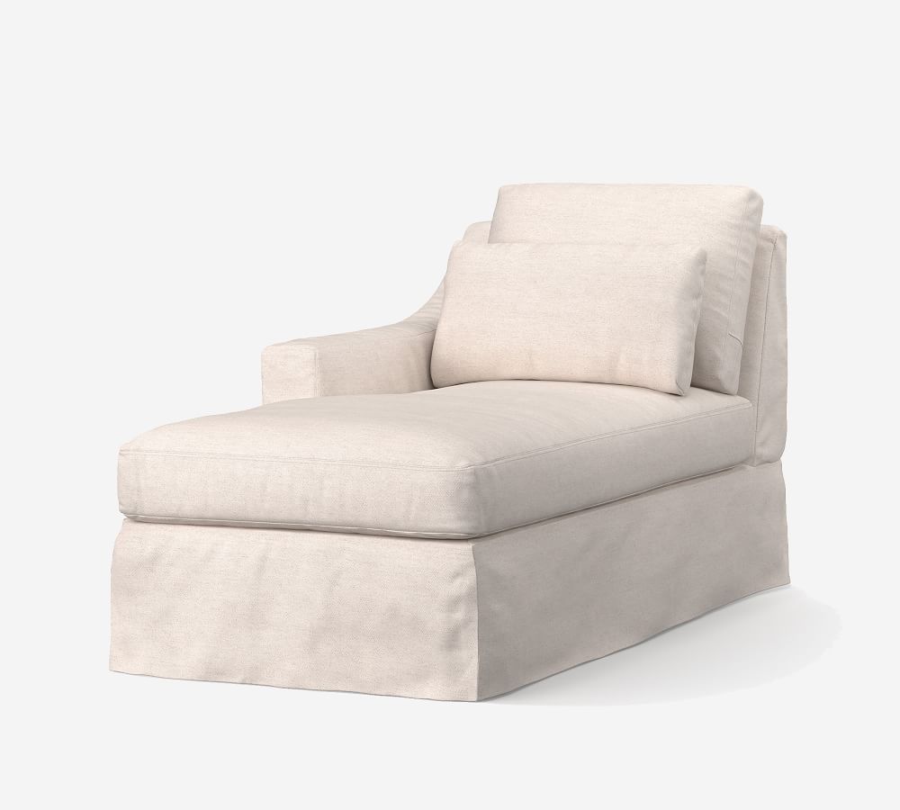 Build Your Own York Slope Arm Deep Seat Slipcovered Sectional