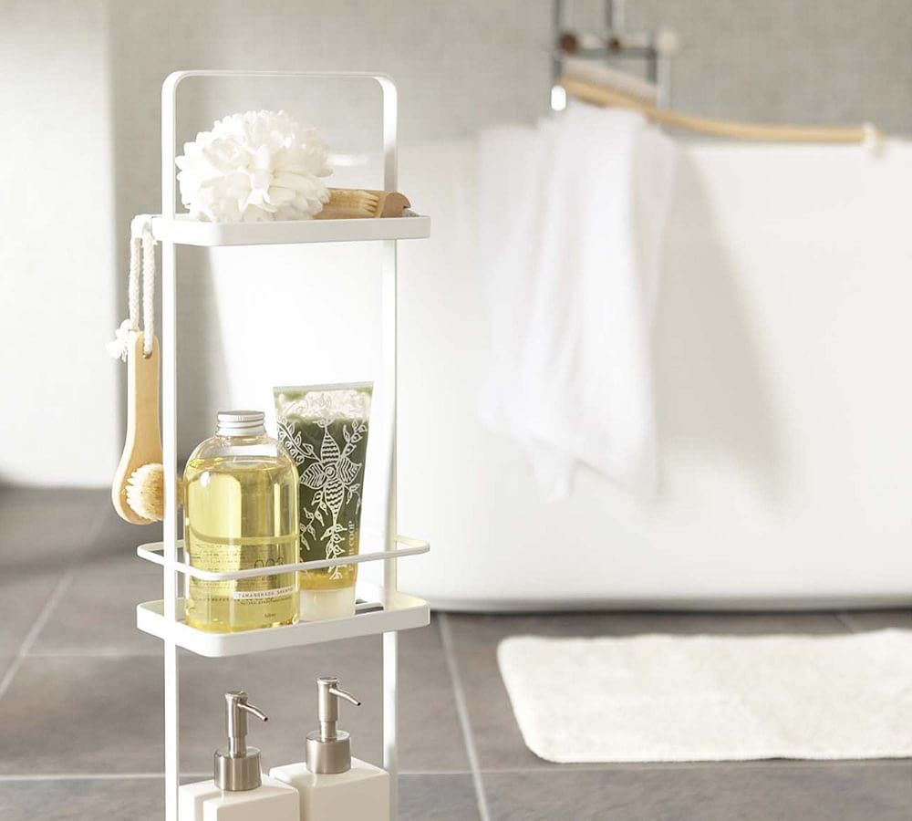 Yamazaki Tall Shower Caddy Pottery Barn