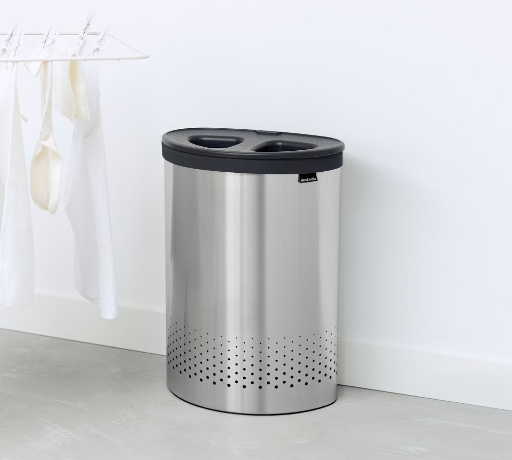 Brabantia 14.5 Gallon Dual Laundry Bin Pottery Barn