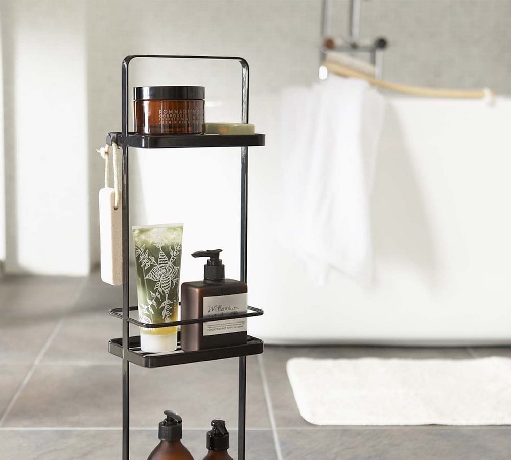 Yamazaki Tall Shower Caddy Pottery Barn