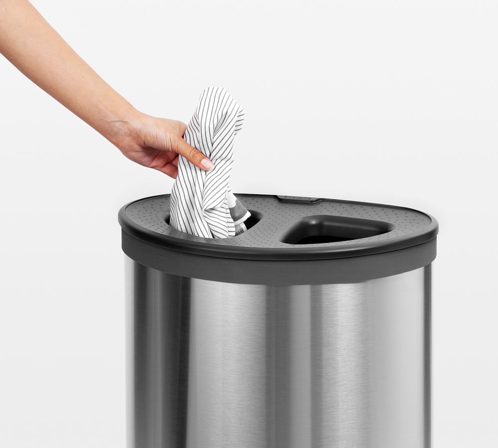 Brabantia 14.5 Gallon Dual Laundry Bin Pottery Barn