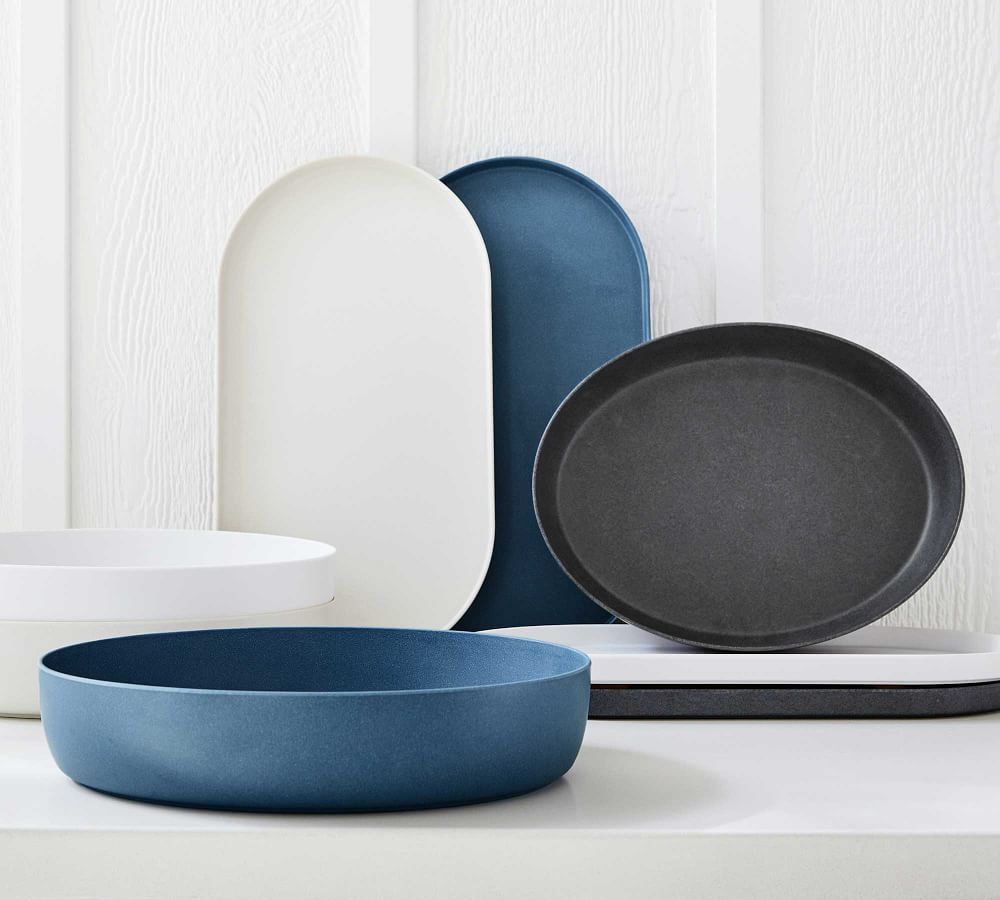 Mason Modern Melamine Serving Platter & Bowl Set Pottery Barn