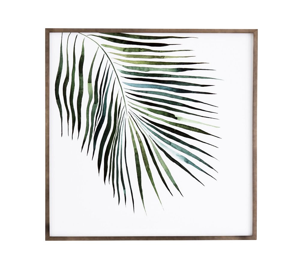 Palm Botanical Print Framed Wall Art Pottery Barn