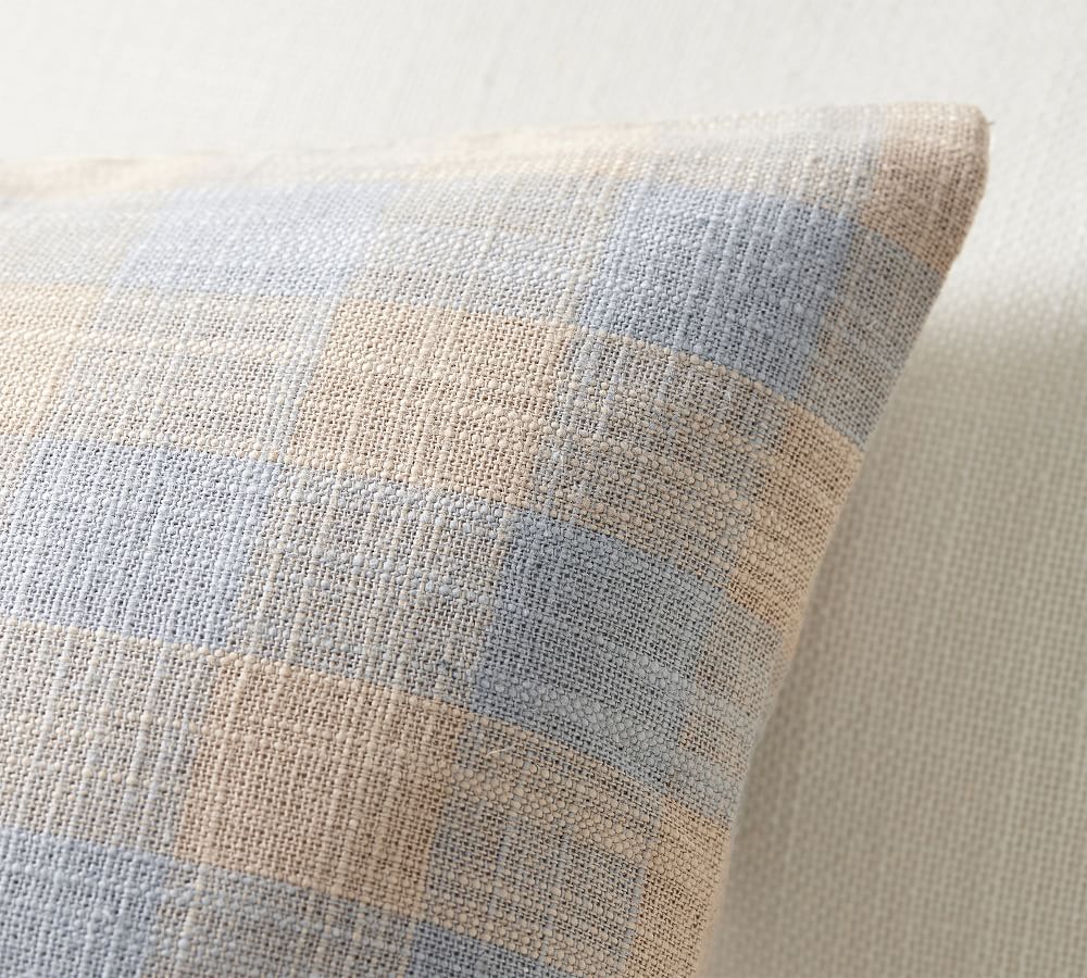 Dalton Check Pillow Cover Pottery Barn