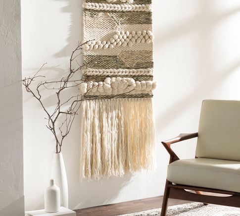 Aleesia Striped Jute Wall Art | Pottery Barn