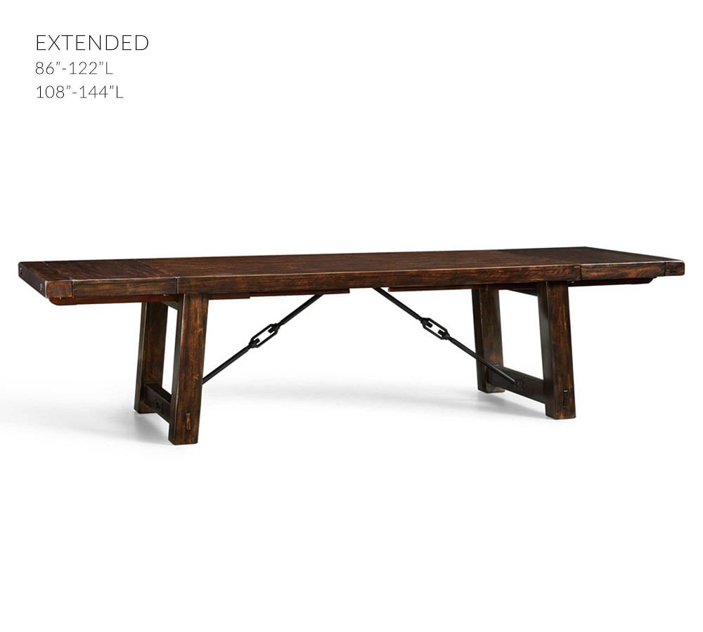 Bench Write.table Benchwright Extending Dining Table | Pottery Barn