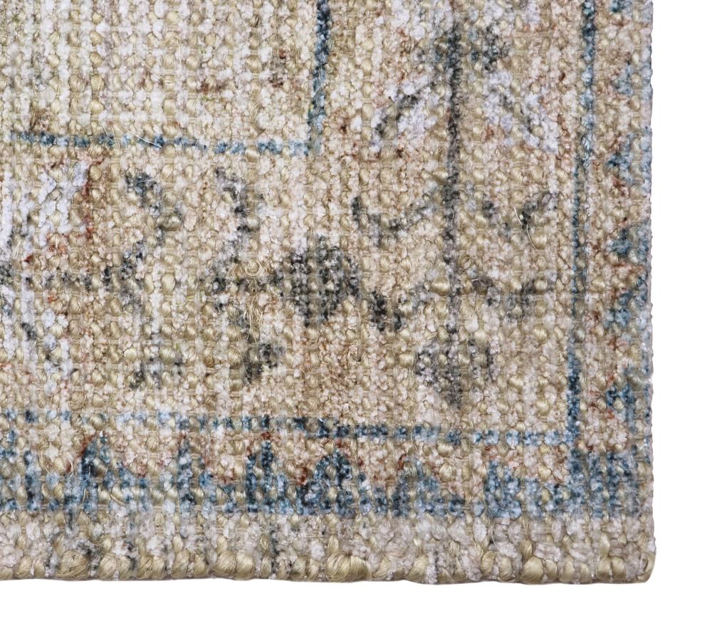 Persyn Handwoven Jute Chenille Rug Pottery Barn