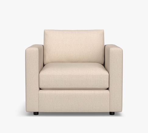 Jake Modular Leather Armchair | Pottery Barn