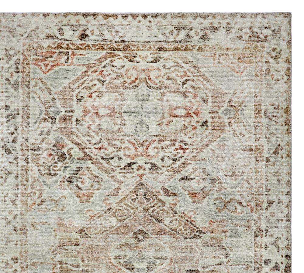 Jade Printed Handwoven Rug Pottery Barn