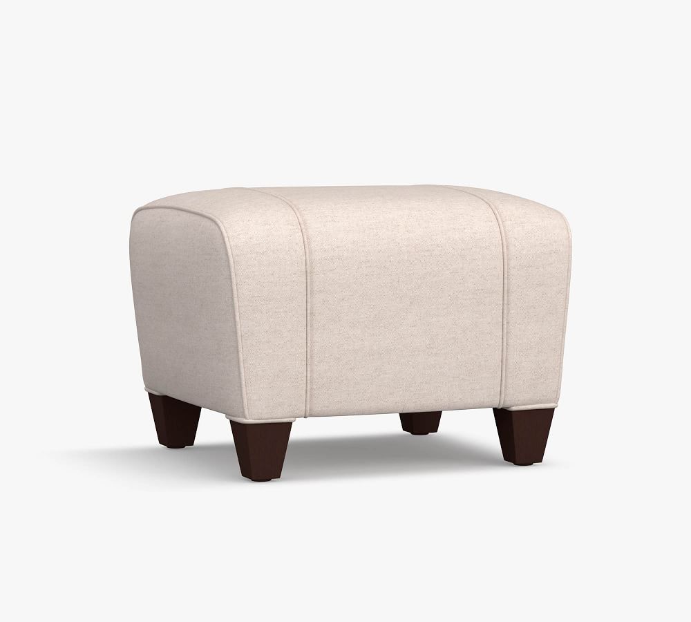 Manhattan Upholstered Ottoman Pottery Barn