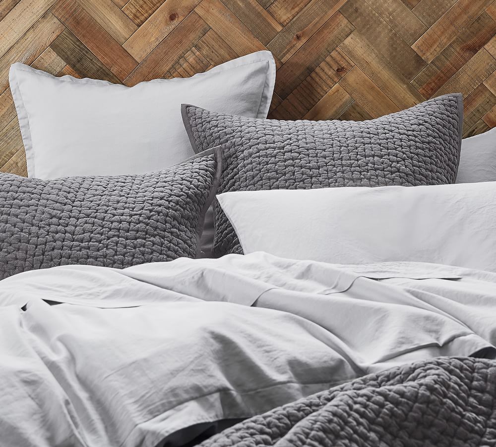 Washed Sateen Duvet Cover Pottery Barn