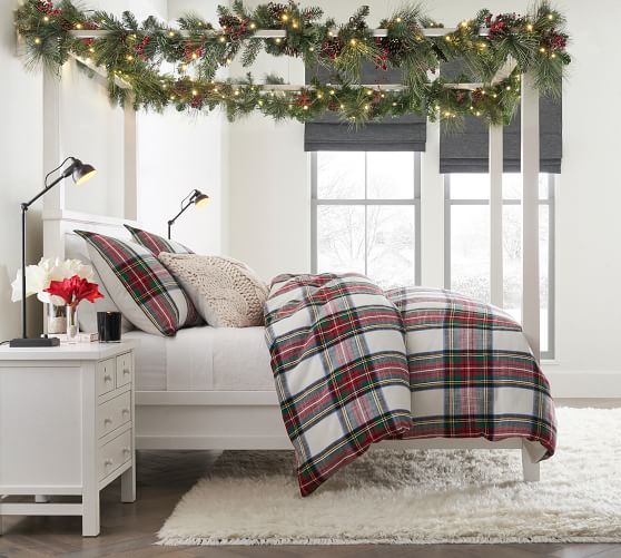 noel grey christmas duvet cover