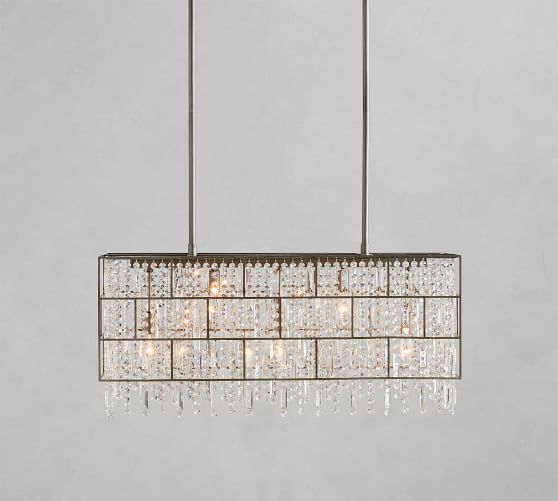 Britta Crystal Chandelier | Pottery Barn