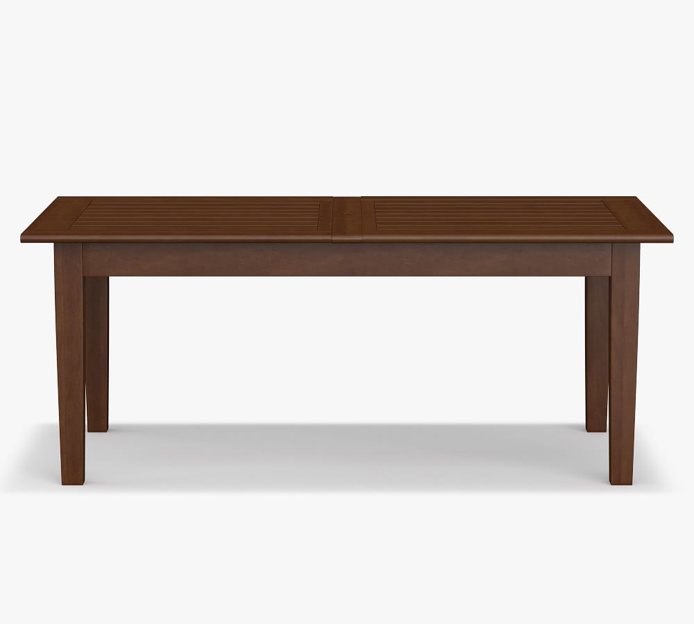 Chatham Indoor/Outdoor FSC® Mahogany Extending Dining Table Pottery Barn