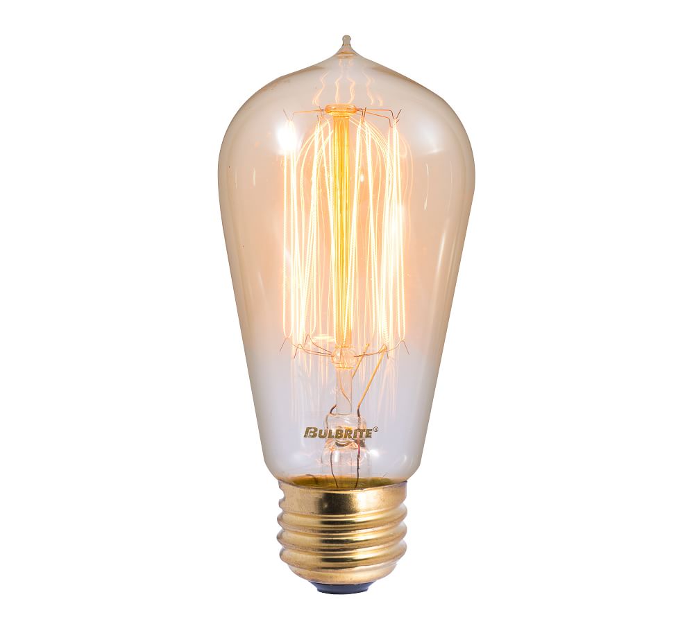 LED Teardrop Filament 40W Equivalent Light Bulb Pottery Barn