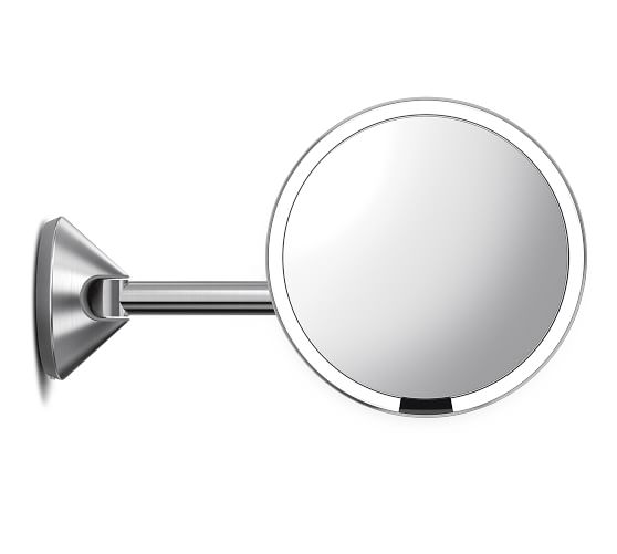 Wall Mounted Sensor Makeup Mirror, Simplehuman Makeup Mirror Battery Replacement