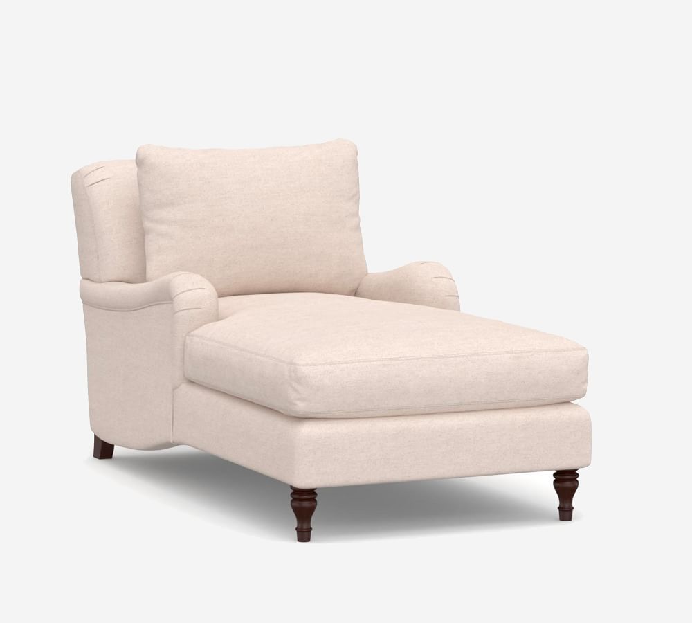 Carlisle Upholstered Chaise Lounge Pottery Barn