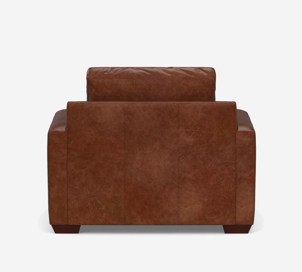 Big Sur Square Arm Leather Chair | Pottery Barn