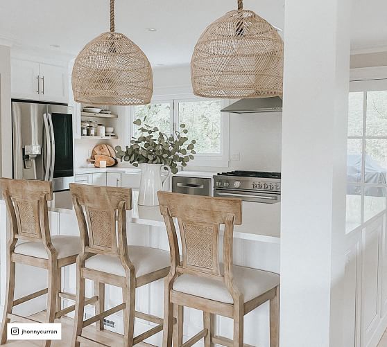 Flora Rattan Pendant | Pottery Barn