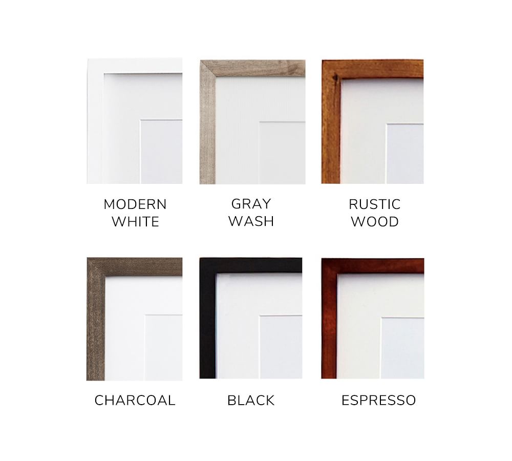 Wood Gallery Multi-Photo Frames | Pottery Barn