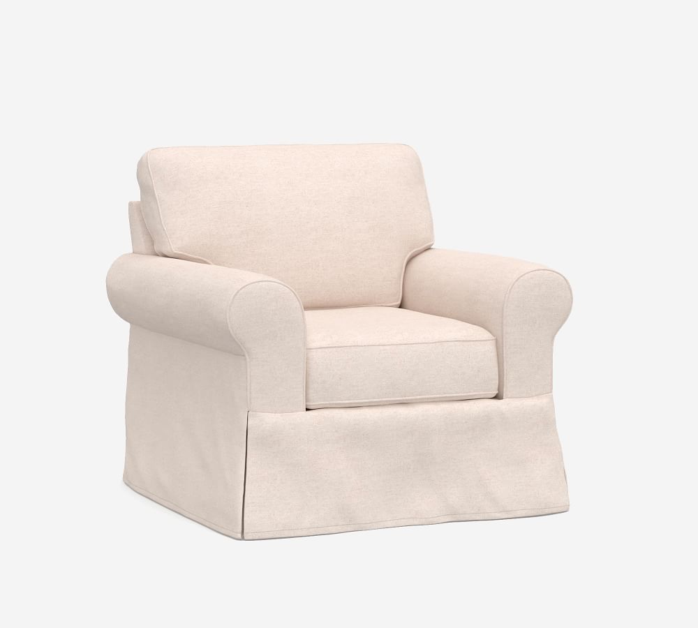 Buchanan Roll Arm Slipcovered Armchair Pottery Barn