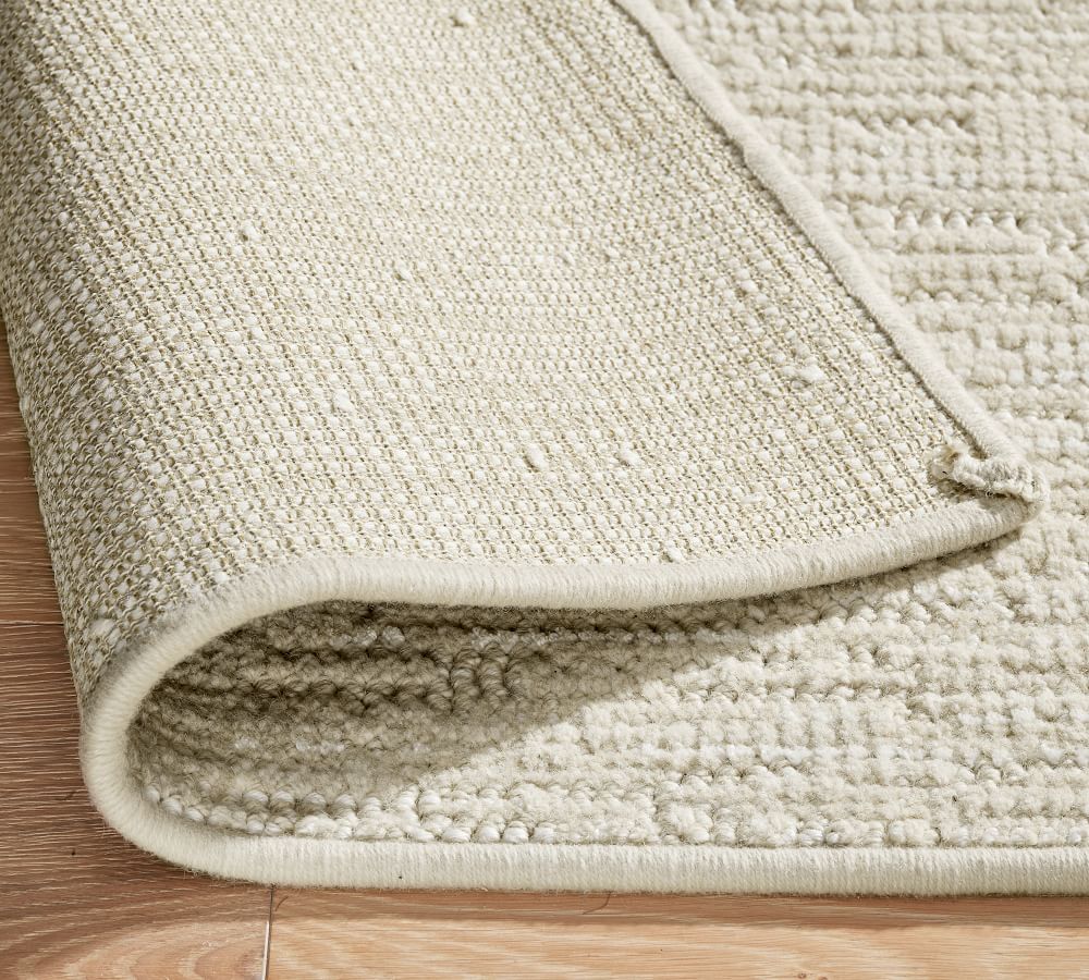 Fibreworks® Custom Boucle Wool Rug Pottery Barn