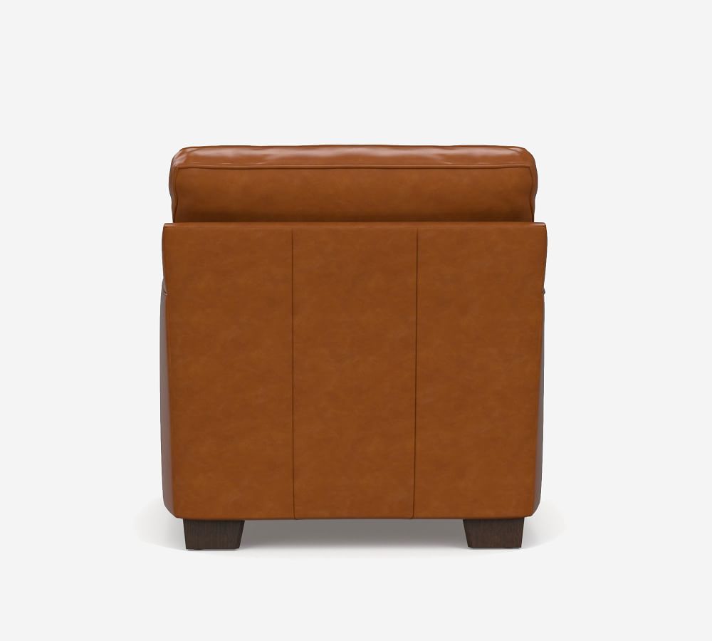 Buchanan Square Arm Leather Armchair | Pottery Barn