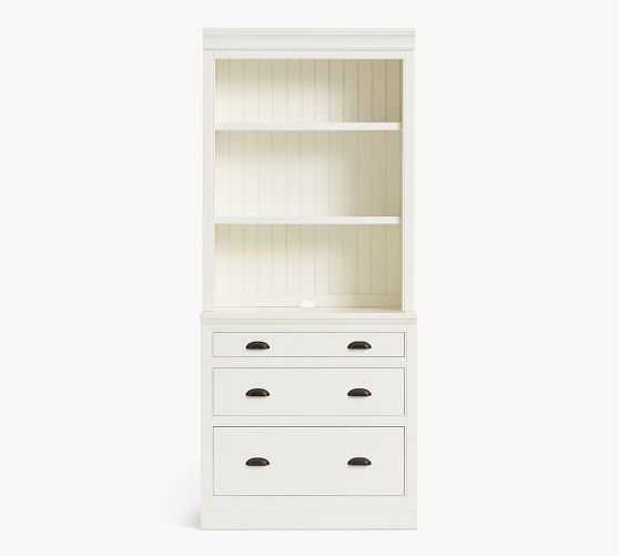 Aubrey 36 X 84 Lateral File Cabinet, Bookcase With File Cabinet Drawer