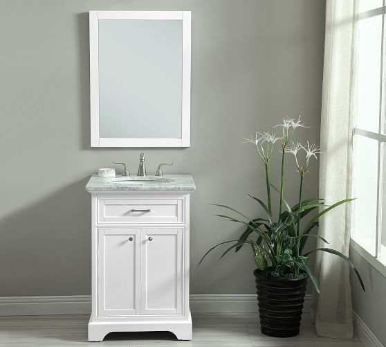 Warner 24 Single Sink Vanity Pottery, Balvin 21 Single Bathroom Vanity Set