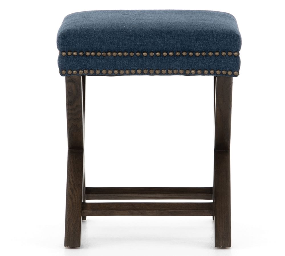 Aldrich Upholstered Accent Stool | Pottery Barn