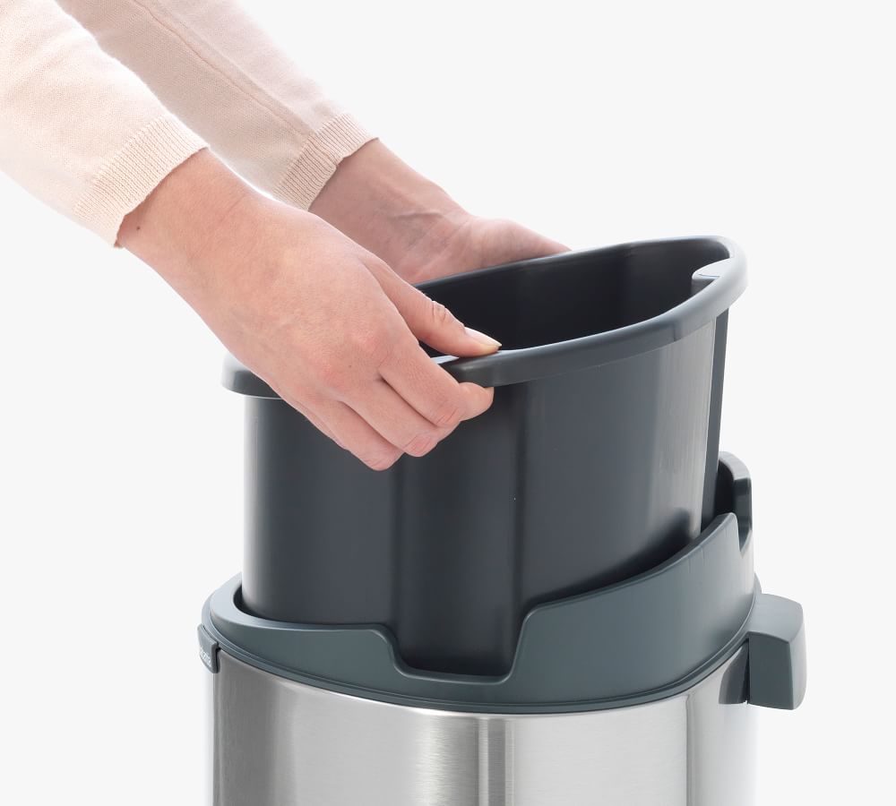 Brabantia Touch Top Trash Can Pottery Barn