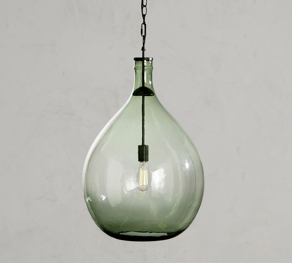 Clift Oversized Glass Pendant Light Pottery Barn