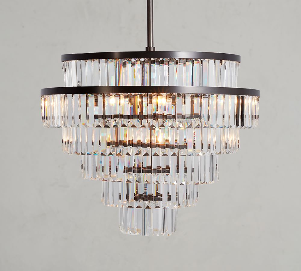 Pottery Barn Chandelier Crystal