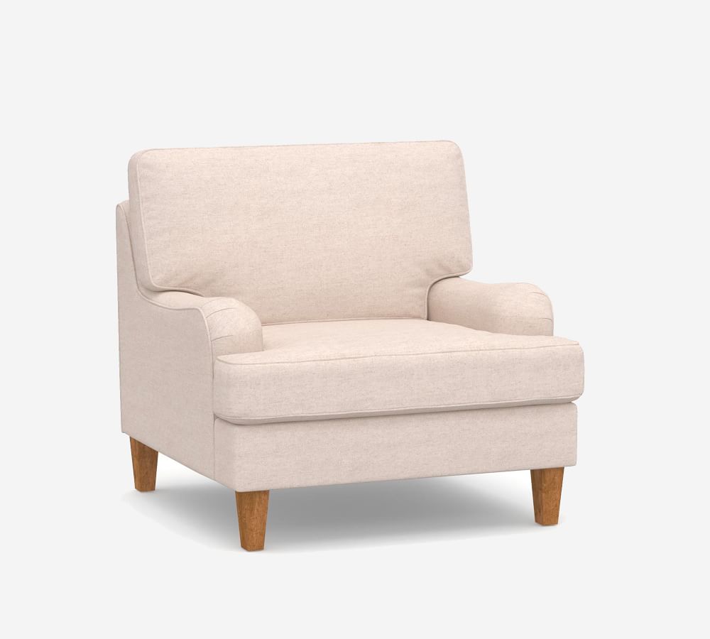 Hawthorne English Arm Upholstered Armchair Pottery Barn