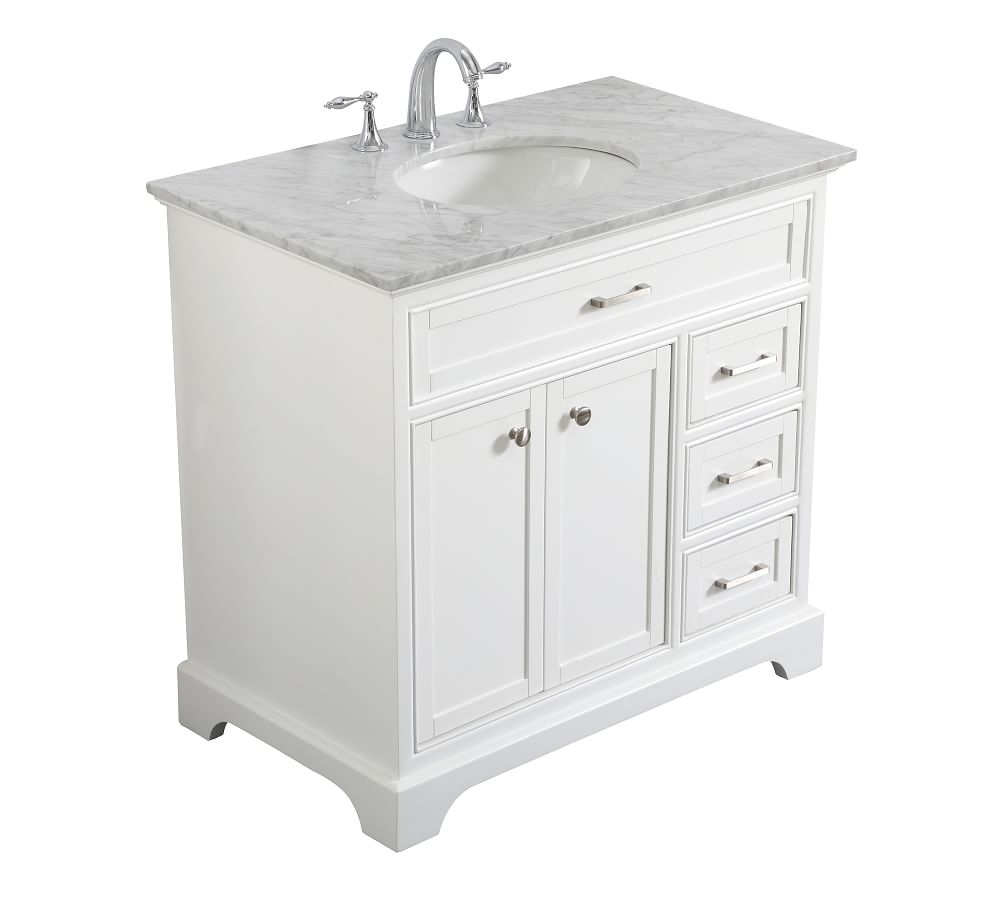 Warner 36" Single Sink Vanity | Pottery Barn