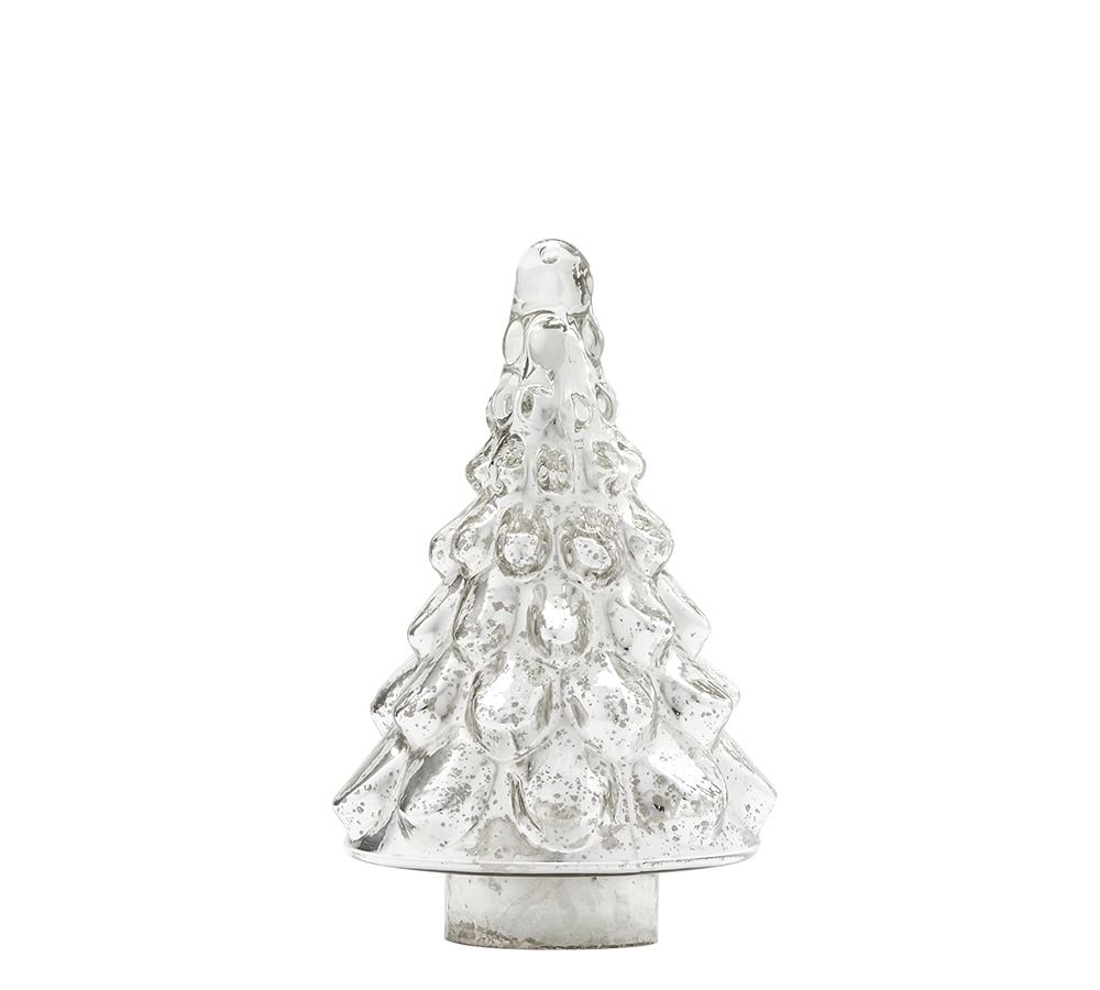 Mercury Glass Tree Cloches | Pottery Barn