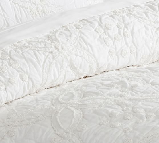 pottery barn candlewick duvet