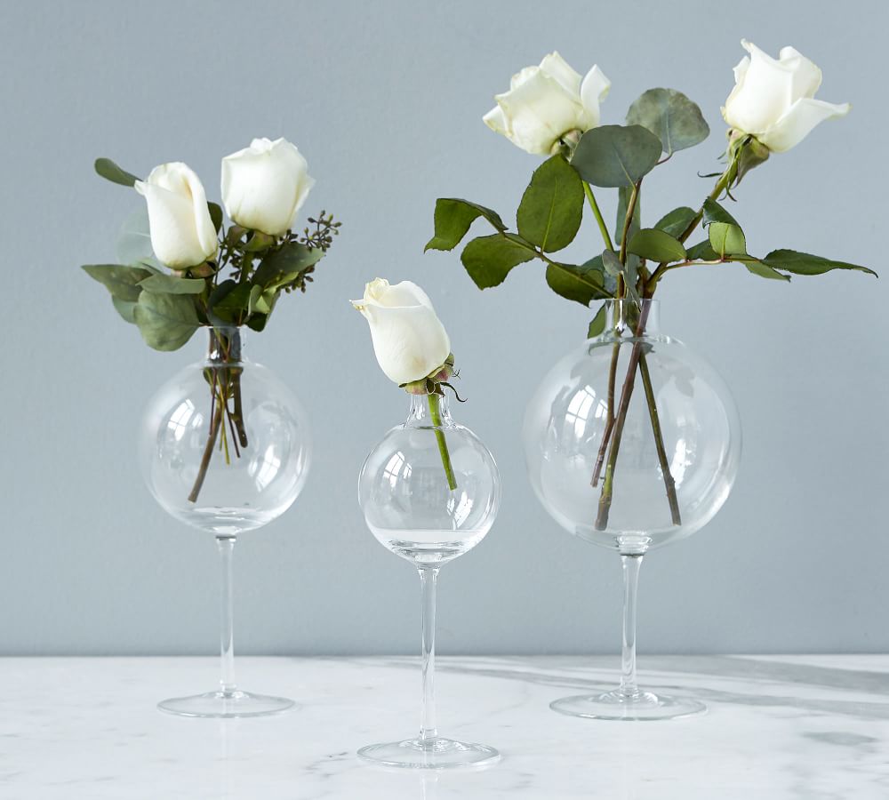 Wine Glass Vase Pottery Barn Wine Glass Vase Z