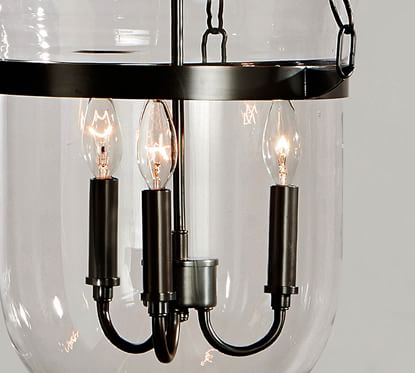 Hundi Metal \u0026 Glass Pendant | Pottery Barn