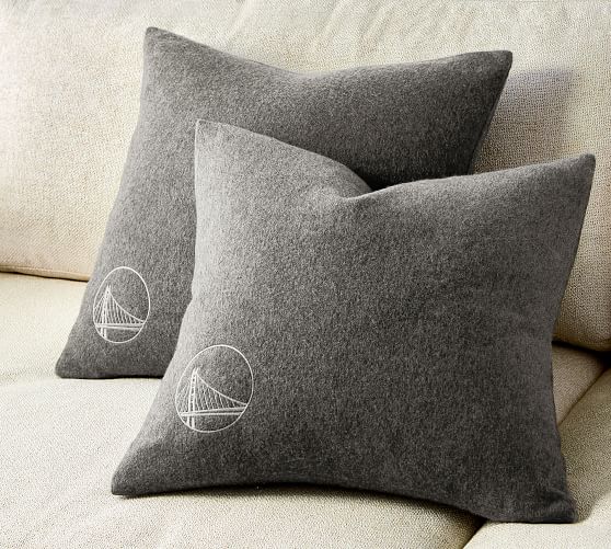 Cashmere Embroidered Pillow | Pottery Barn