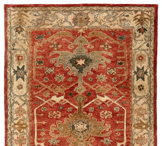 Channing Persian Rug Pottery Barn, Why Are Persian Rugs Red