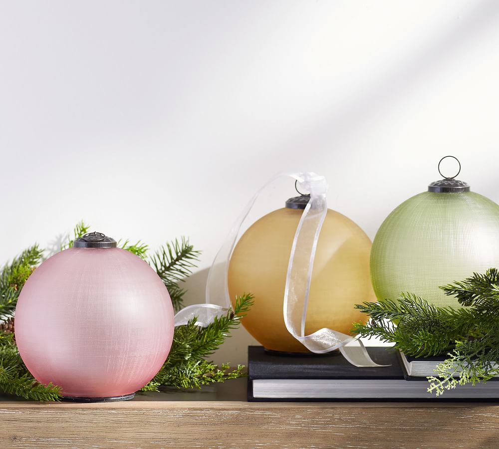 Lit Ornaments Pottery Barn