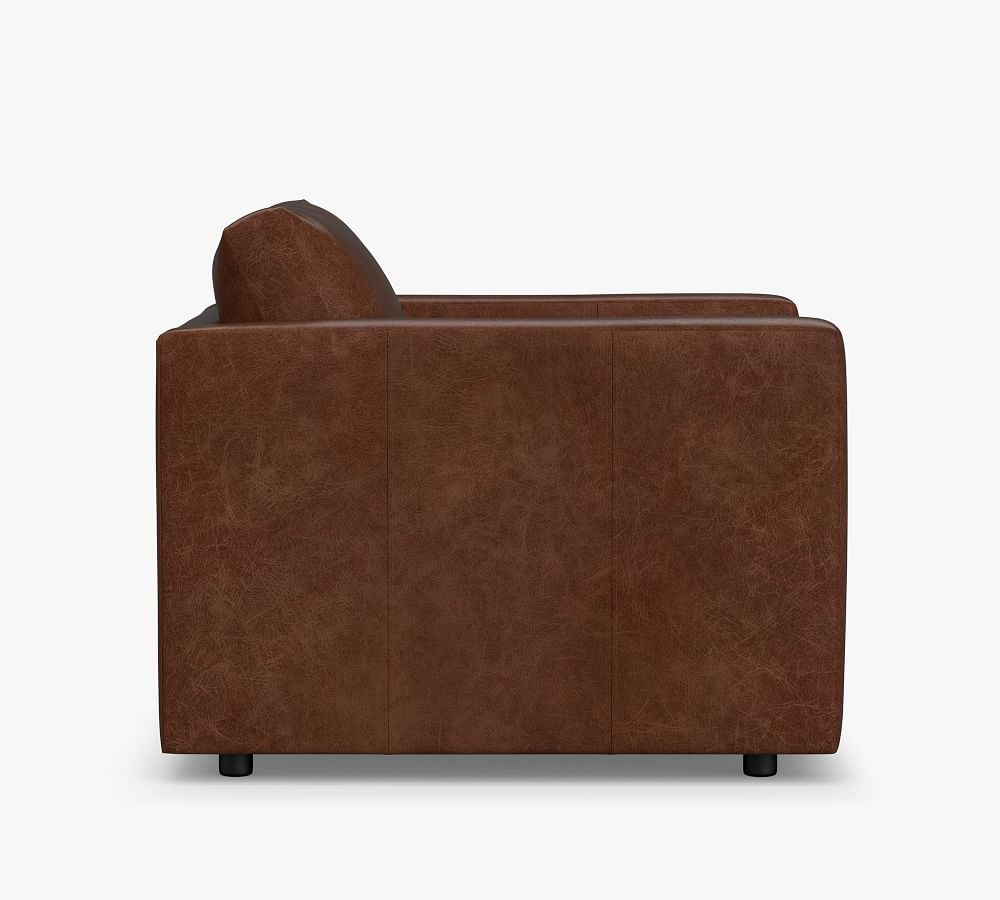 Jake Modular Leather Armchair | Pottery Barn