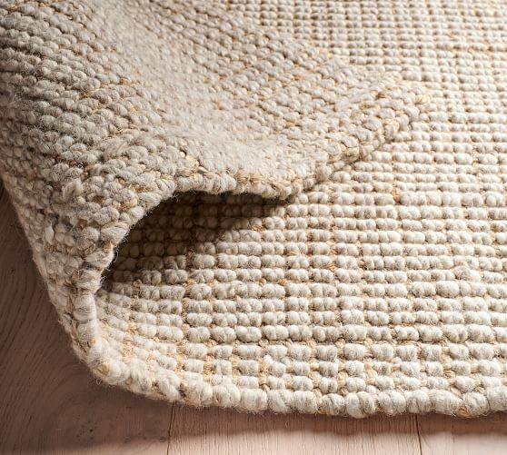 Chunky Wool Jute Rug Pottery Barn, Are Wool Rugs Worth The Money 2021