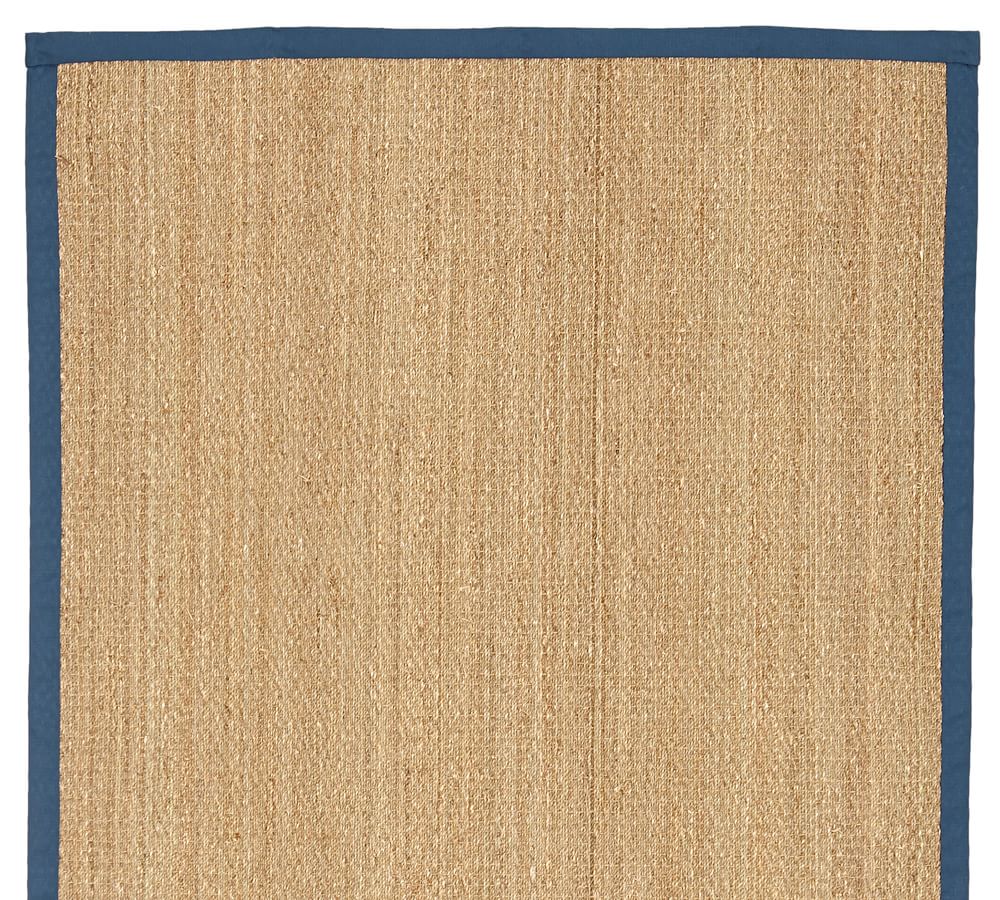 Custom ColorBound Seagrass Rug Pottery Barn