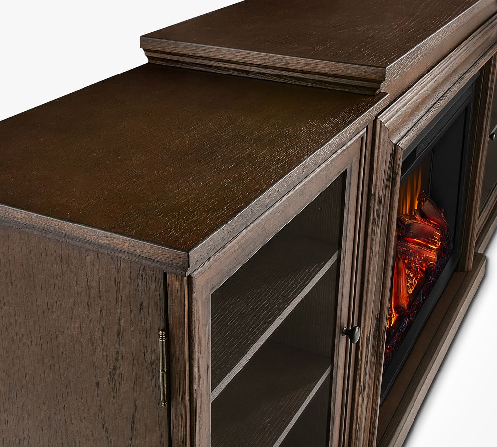 Real Flame® 72" Frederick Electric Fireplace Media Pottery Barn