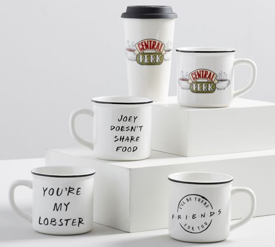 Friends Central Perk Espresso Mug Set Of 4 Ceramic Mugs 